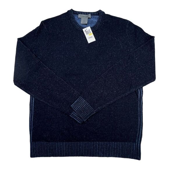 New Dylan Gray Men Blue Sweatshirt Crew Neck Long Sleeve Classic Sweater US M